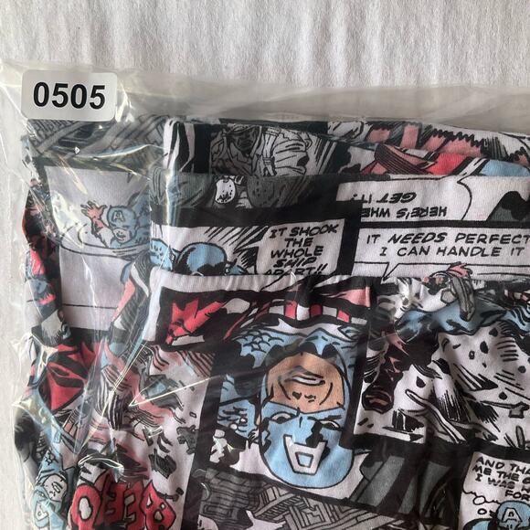 Marvel Women’s Elastic Waist Casual Long Pants size M,Gray & Red,Captain America - Picture 5 of 6